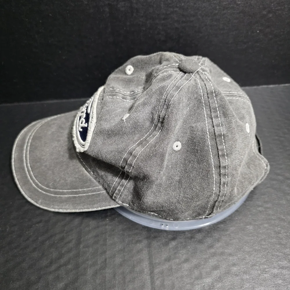 Ford Hat Cap Strap Back Faded Grey Blue Logo Patch Mens Baseball Cap‎